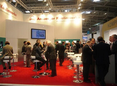 Ceramitec 2012 in München Messestand